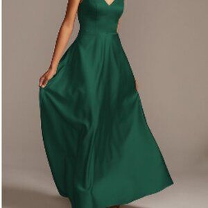 Formal Satin Dress (Celebrate DB Studio) from David's Bridal